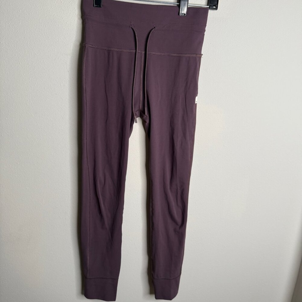 Vuori Women's XS Purple Daily Pocket Drawstring Leggings Active Yoga Gym Casual
